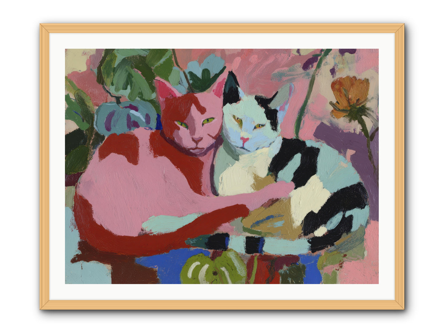 The Inheritance of Color -- Framed Print - Natural 40x30