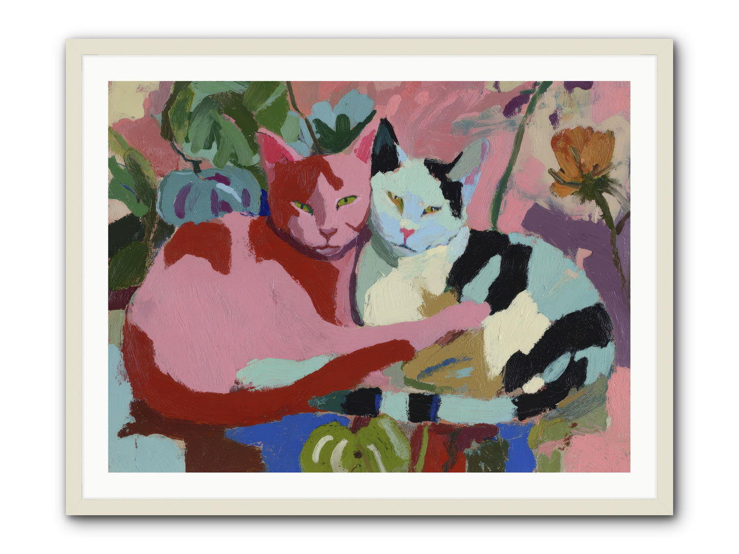 The Inheritance of Color -- Framed Print - White 40x30