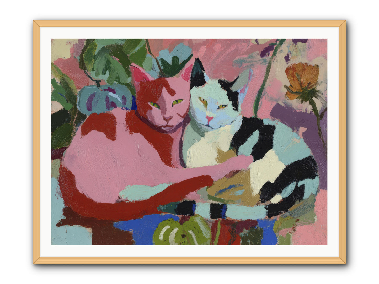 The Inheritance of Color -- Framed Print - Natural 48x36