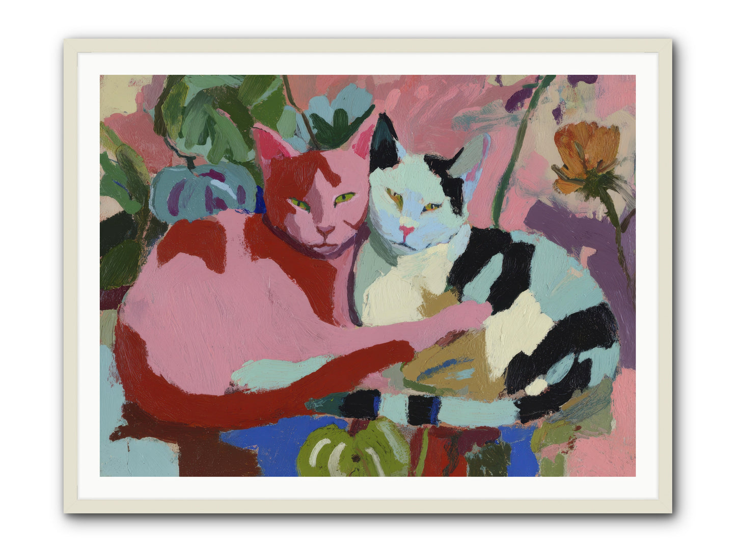 The Inheritance of Color -- Framed Print - White 48x36