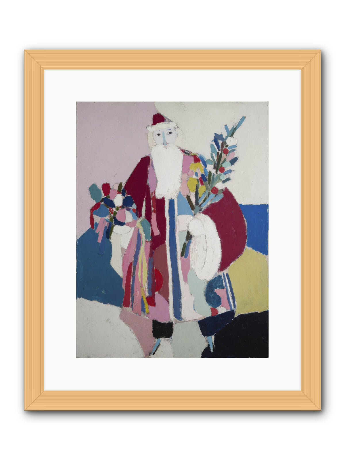 The Jolly Gentleman -- Framed Print - Natural 12x16