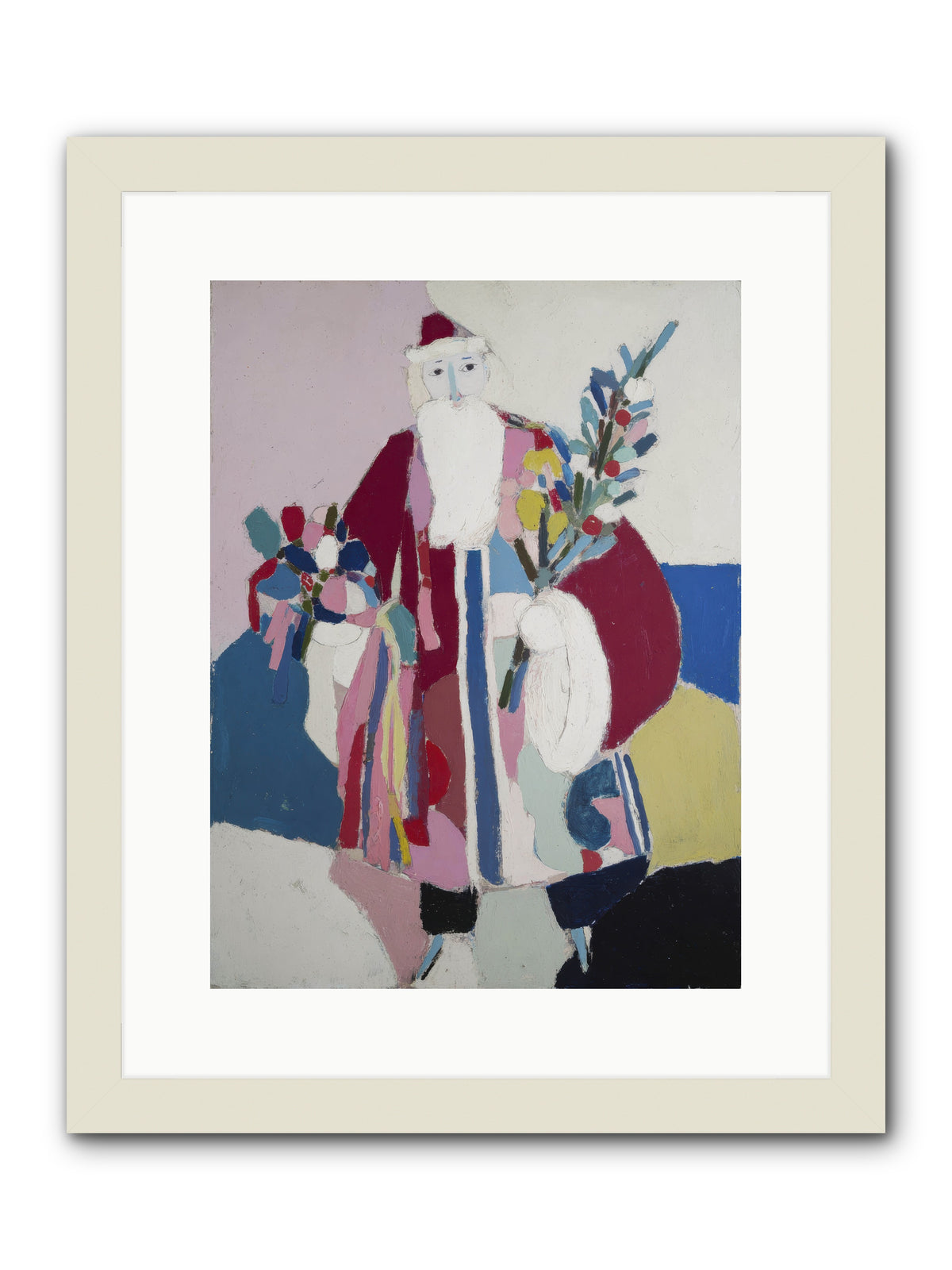 The Jolly Gentleman -- Framed Print - White 12x16