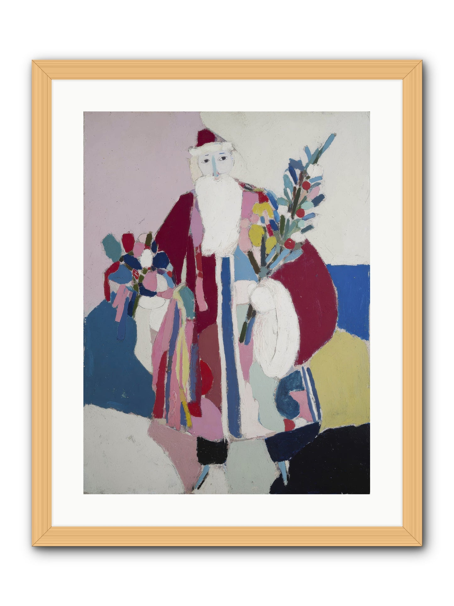 The Jolly Gentleman -- Framed Print - Natural 18x24