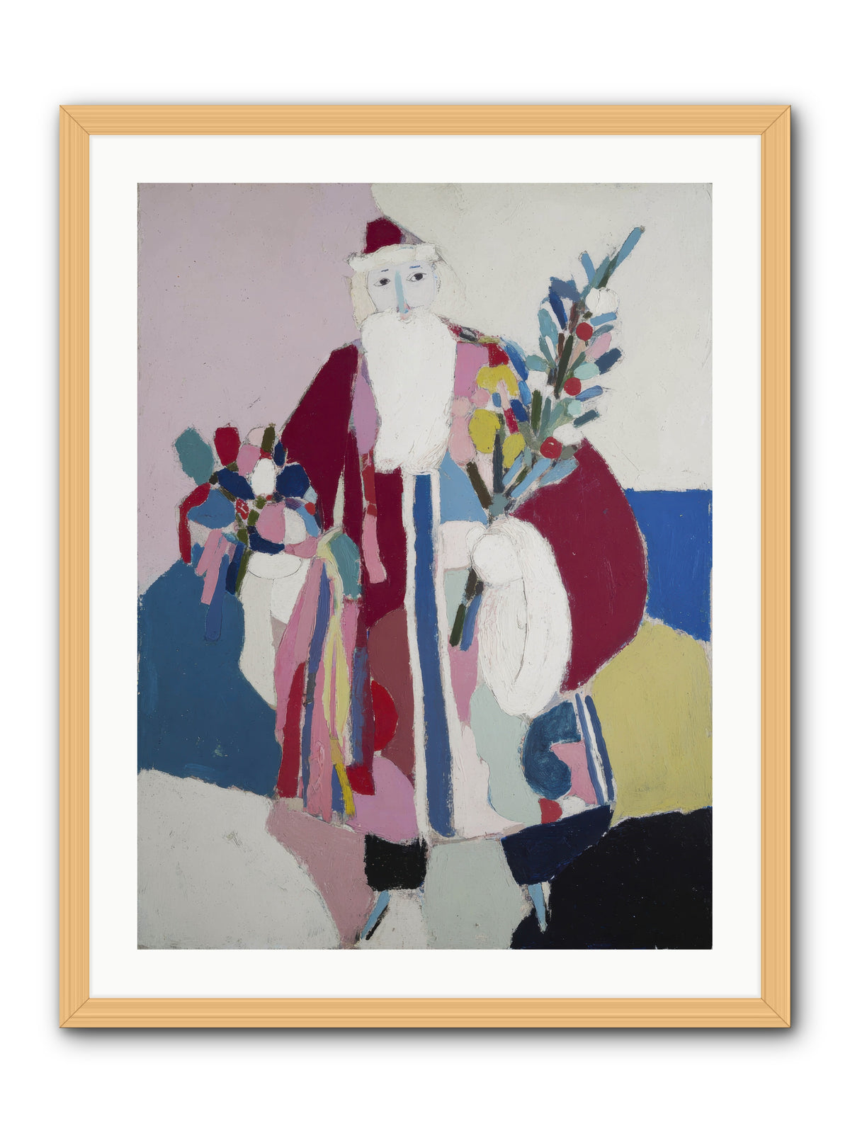 The Jolly Gentleman -- Framed Print - Natural 24x32