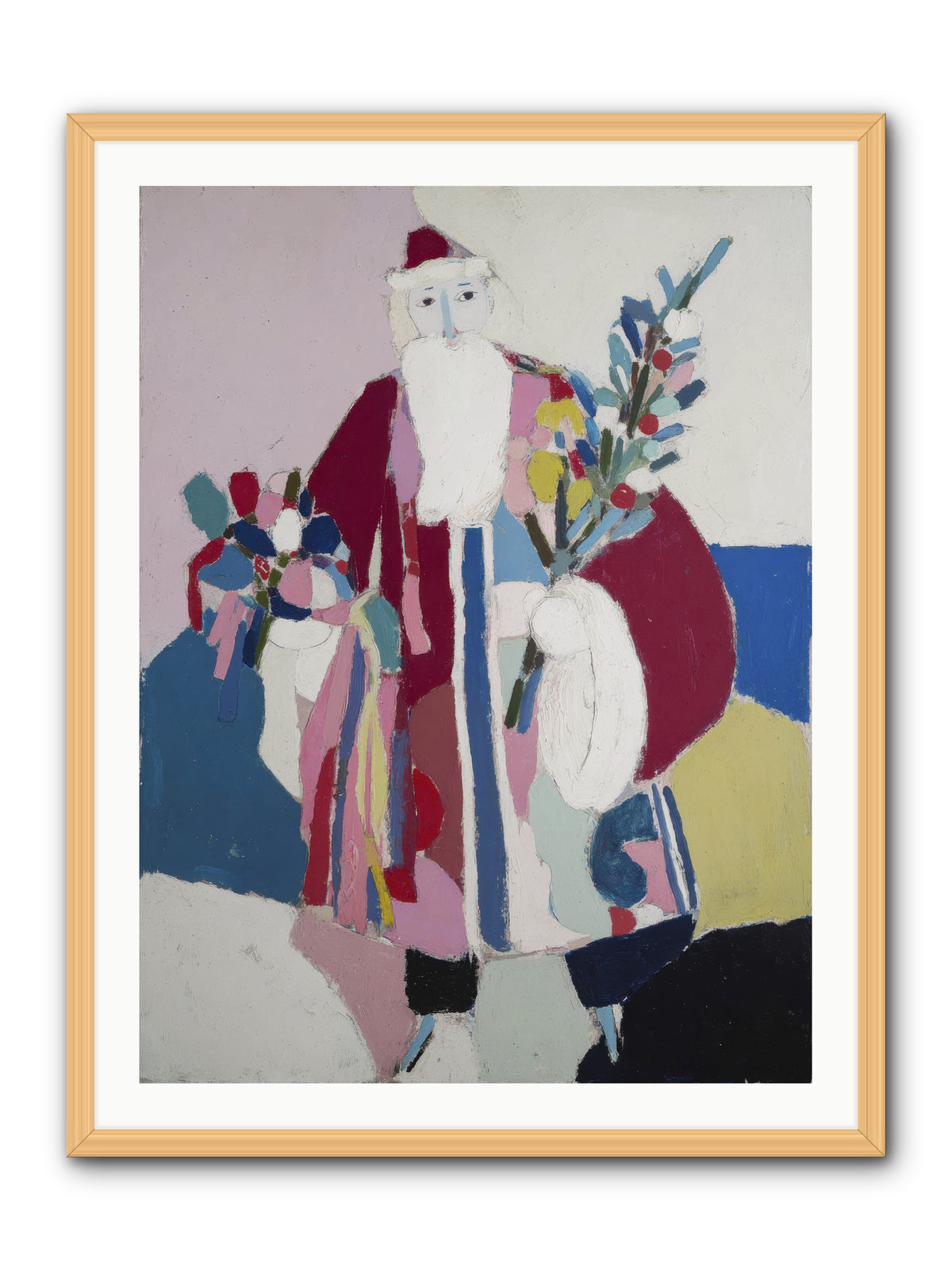 The Jolly Gentleman -- Framed Print - Natural 30x40