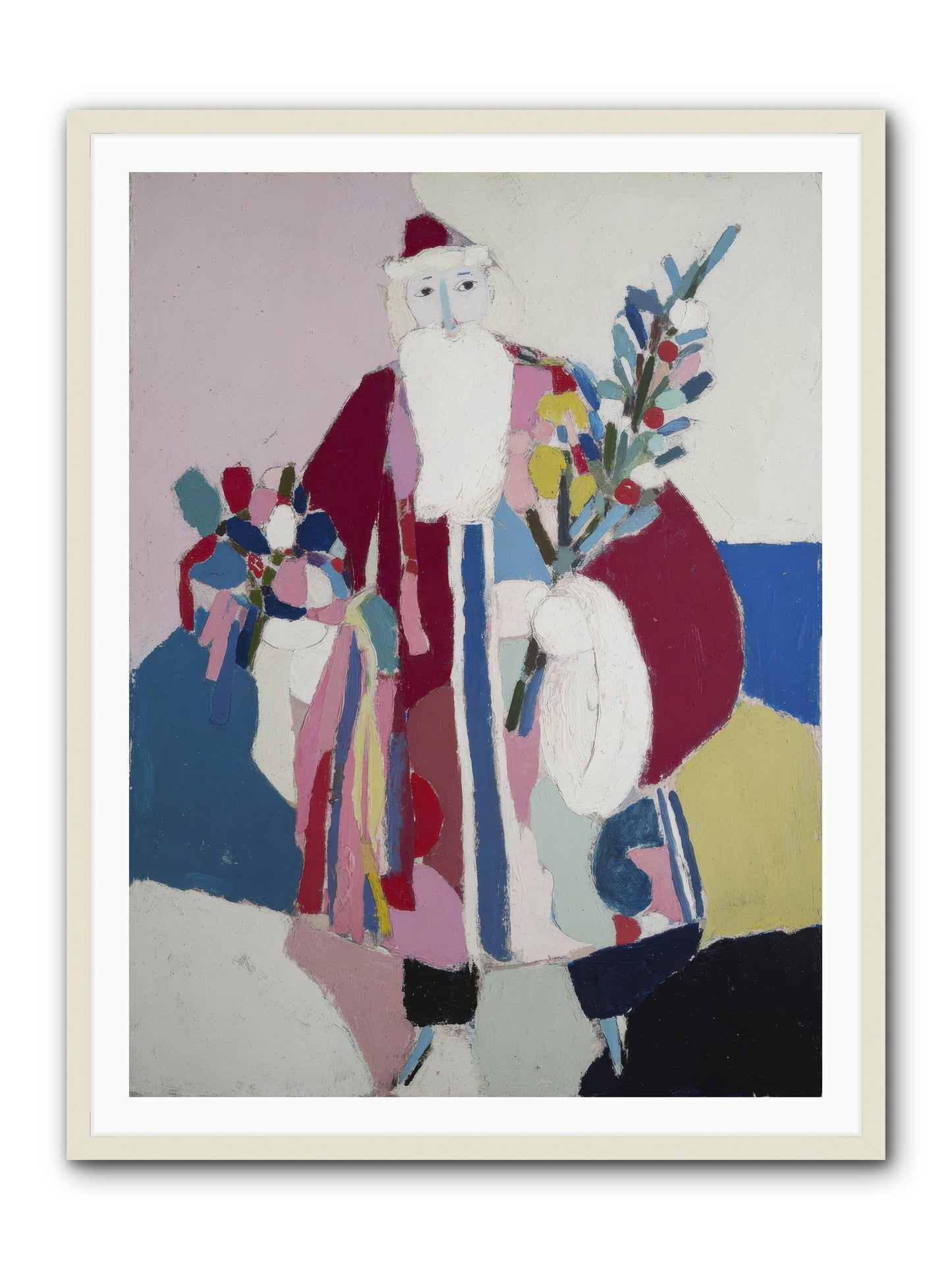 The Jolly Gentleman -- Framed Print - White 36x48