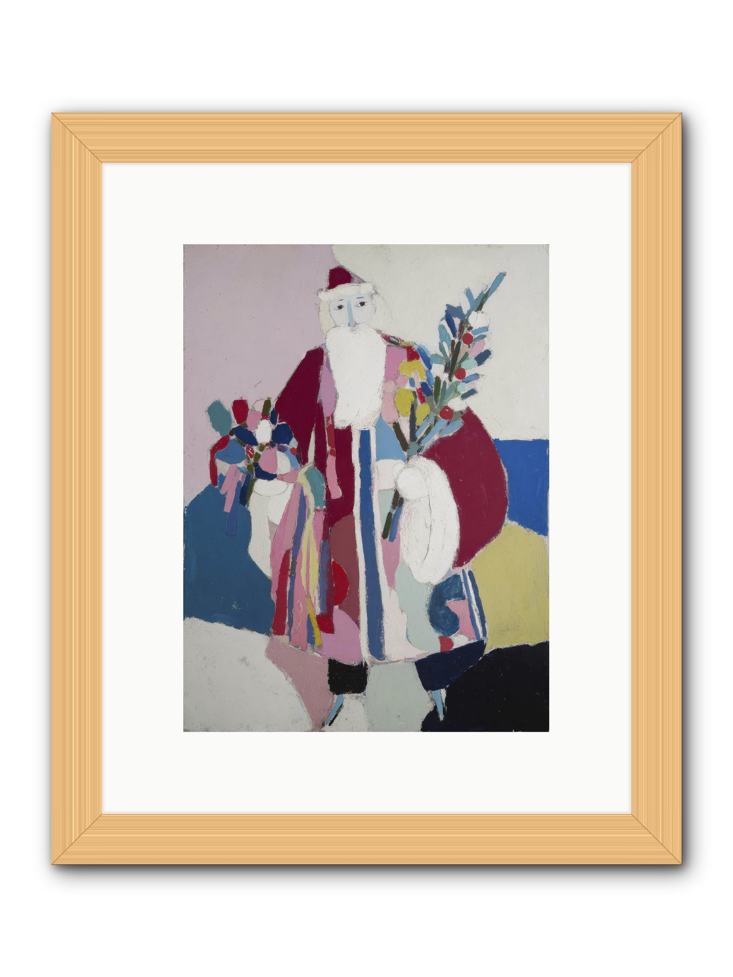 The Jolly Gentleman -- Framed Print - Natural 9x12