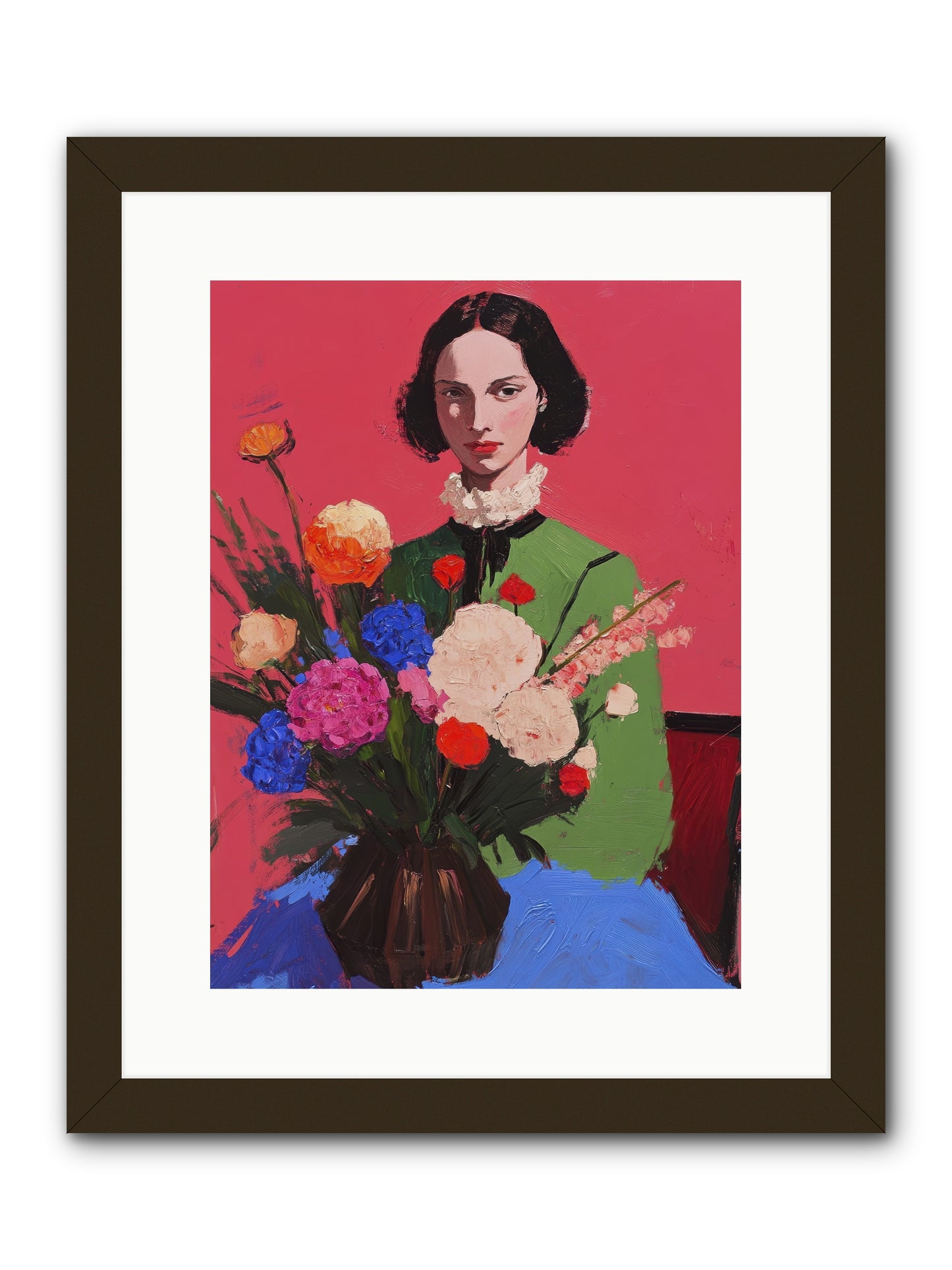 The Juniper Hall-REZ -- Framed Print - Black 12x16