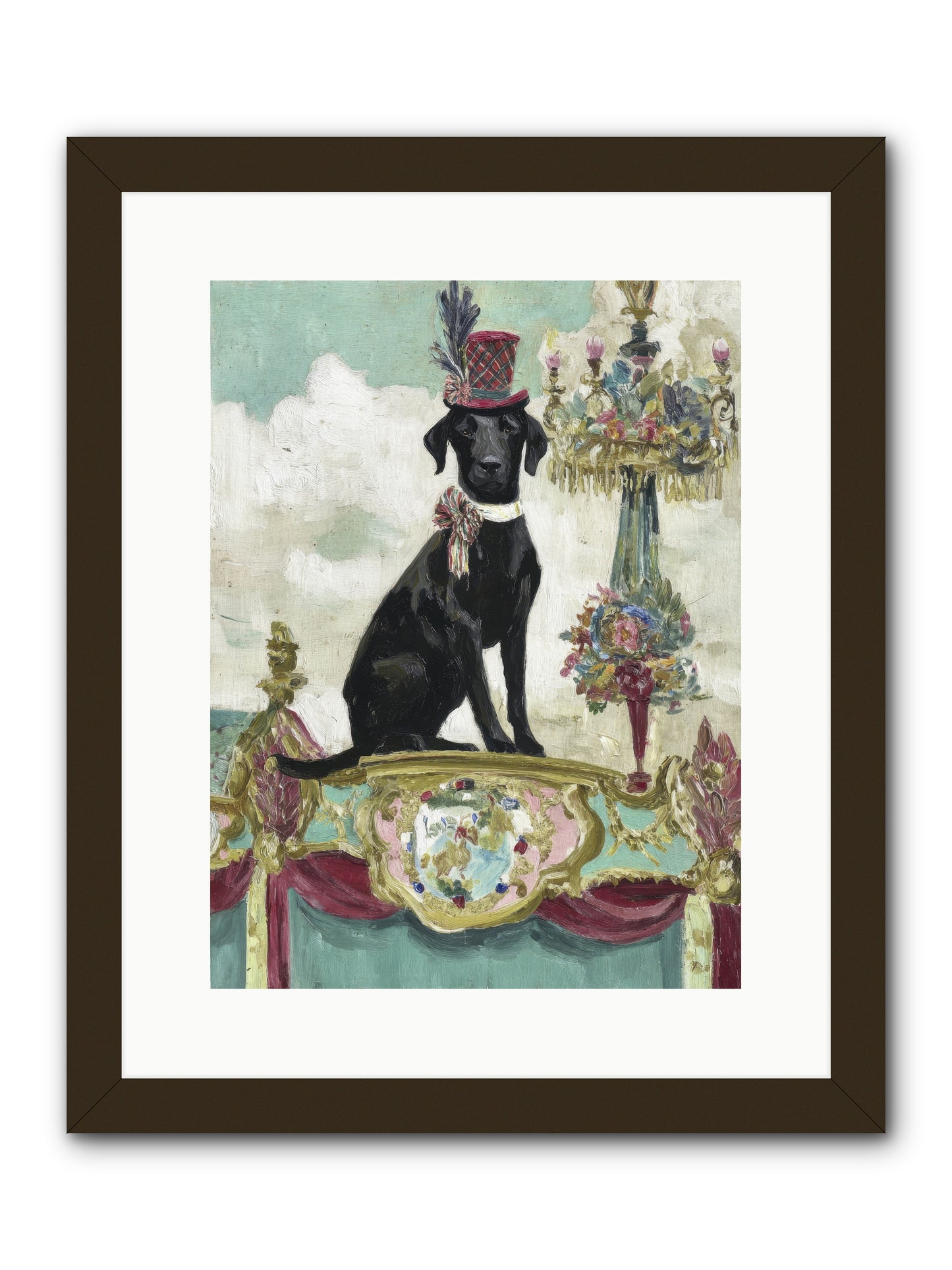 The Keeper of Sunshine -- Framed Print - Black 12x16