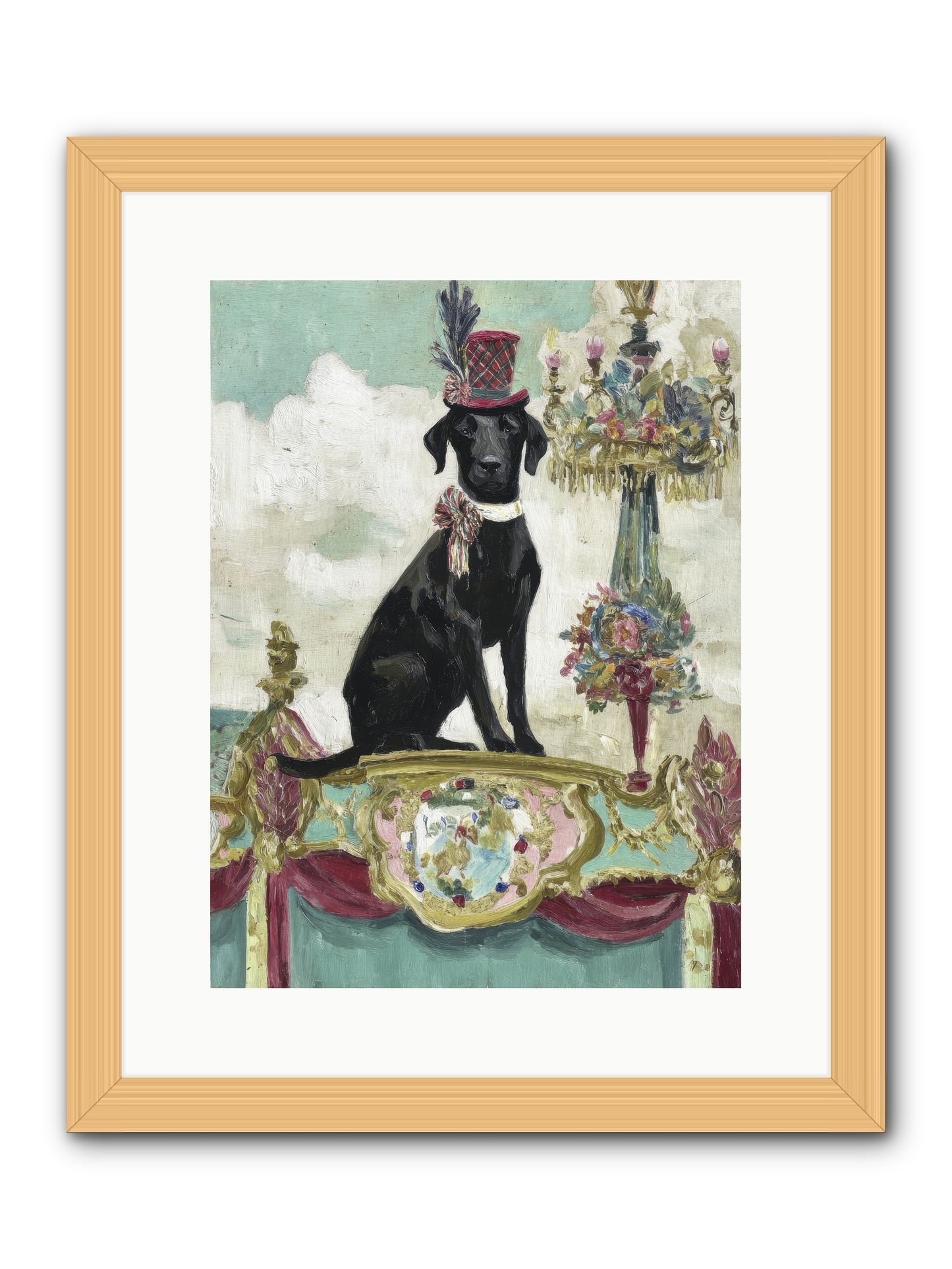 The Keeper of Sunshine -- Framed Print - Natural 12x16