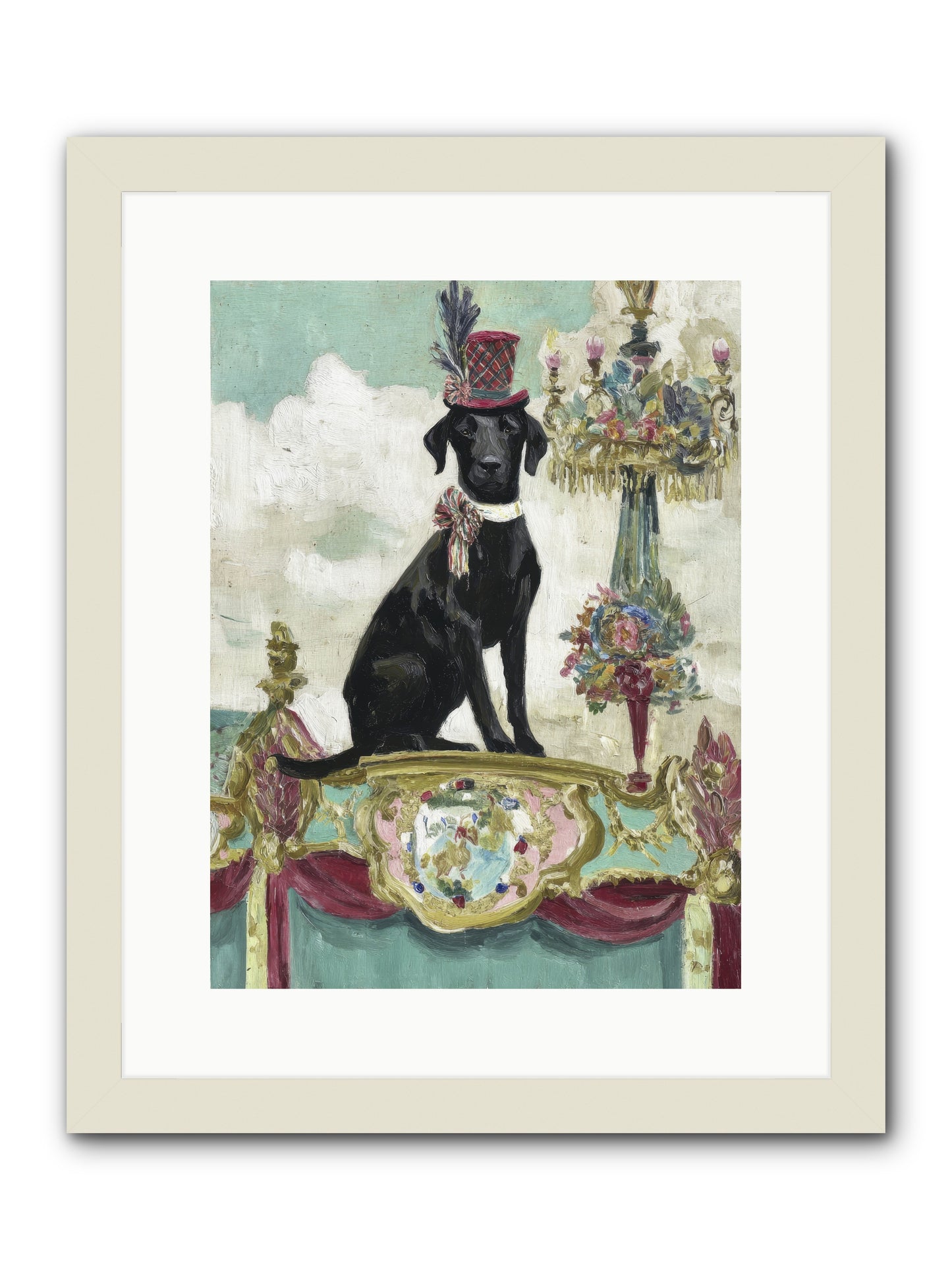 The Keeper of Sunshine -- Framed Print - White 12x16