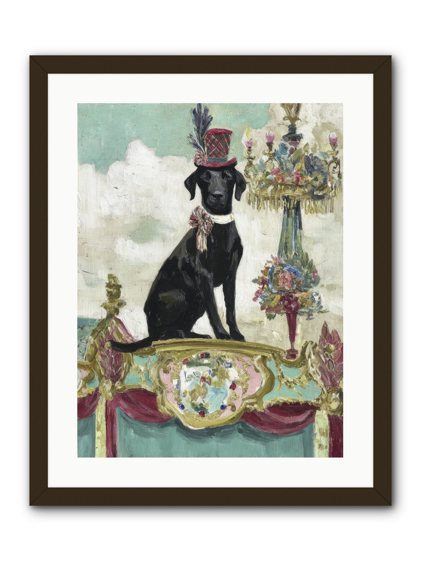 The Keeper of Sunshine -- Framed Print - Black 18x24