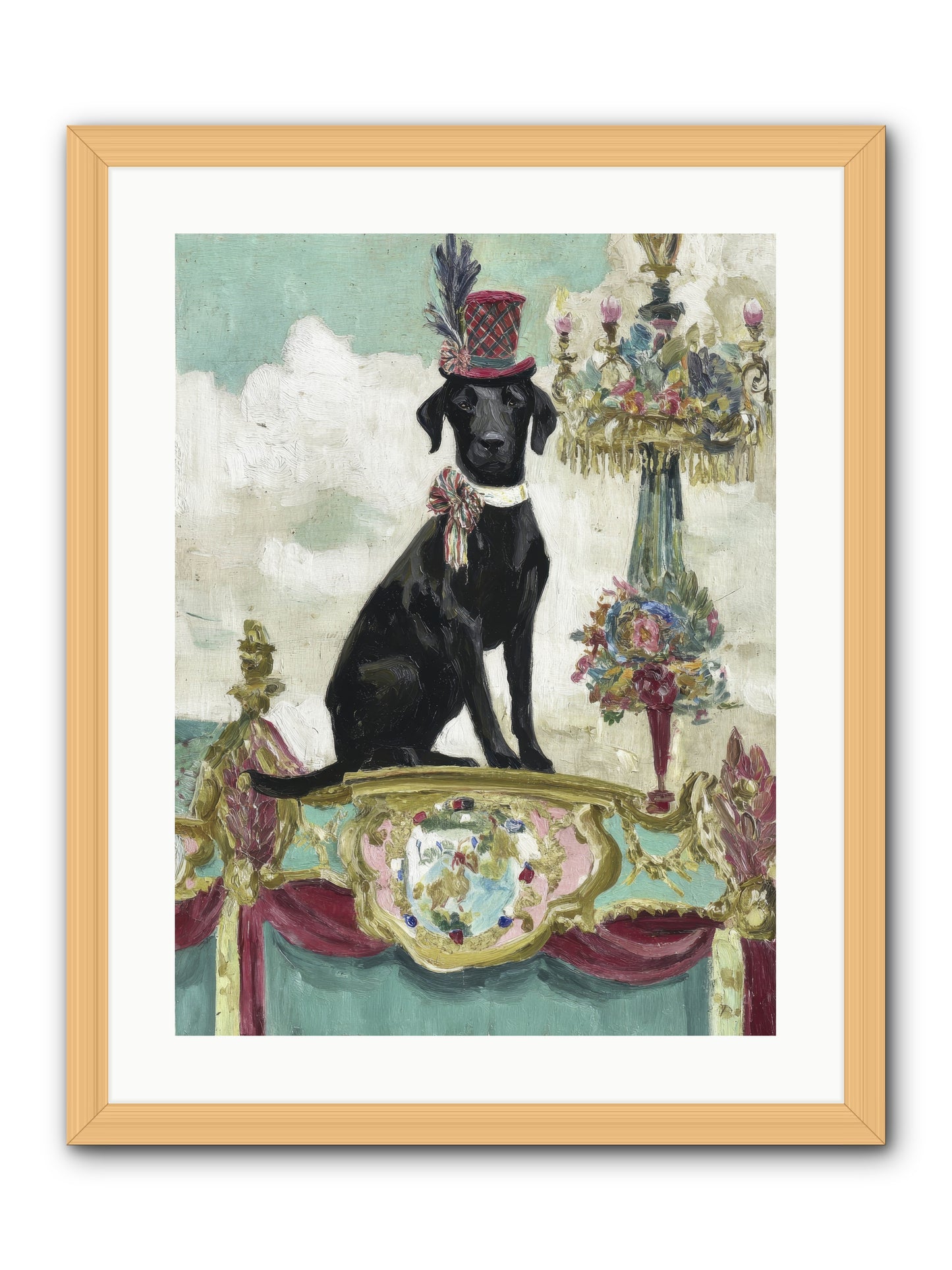 The Keeper of Sunshine -- Framed Print - Natural 18x24
