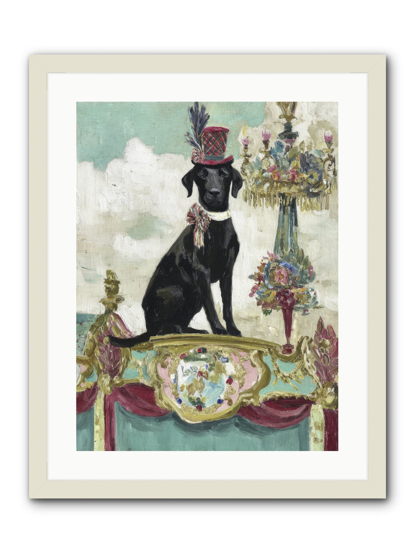 The Keeper of Sunshine -- Framed Print - White 18x24