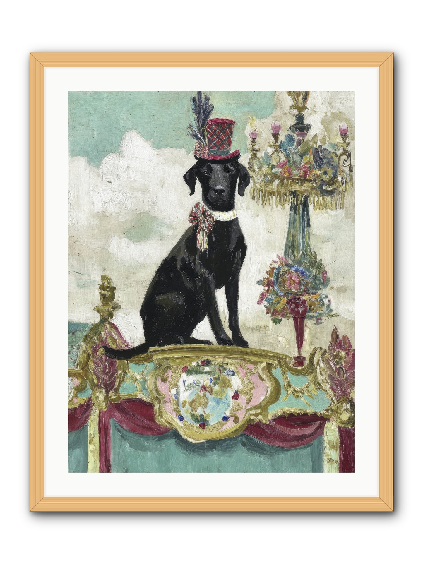 The Keeper of Sunshine -- Framed Print - Natural 24x32
