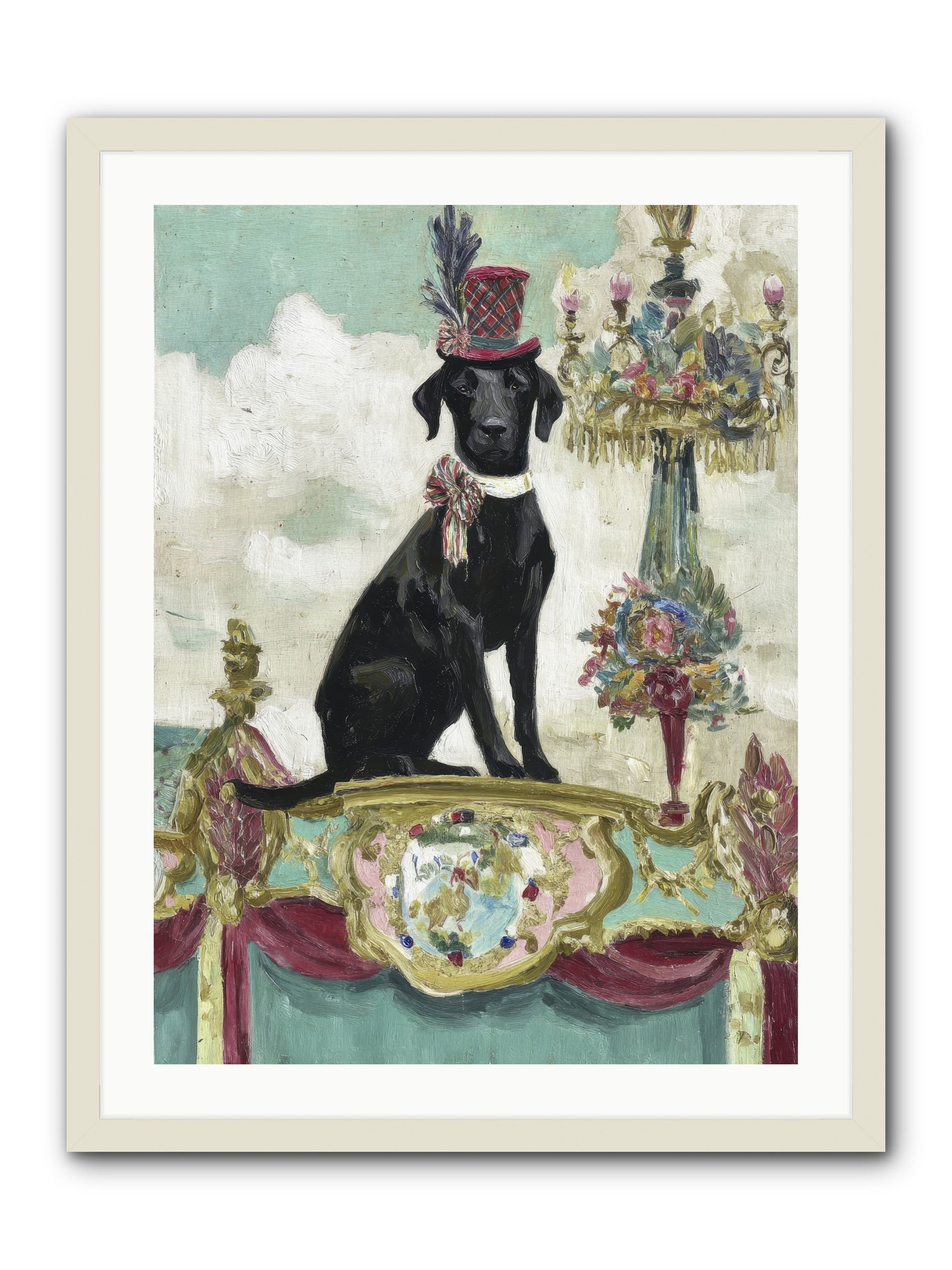 The Keeper of Sunshine -- Framed Print - White 24x32