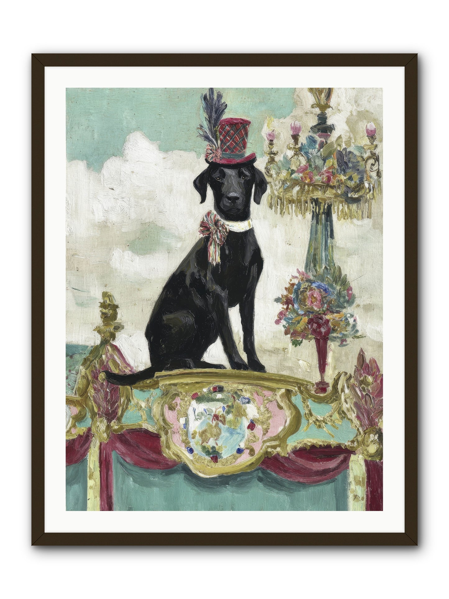 The Keeper of Sunshine -- Framed Print - Black 30x40