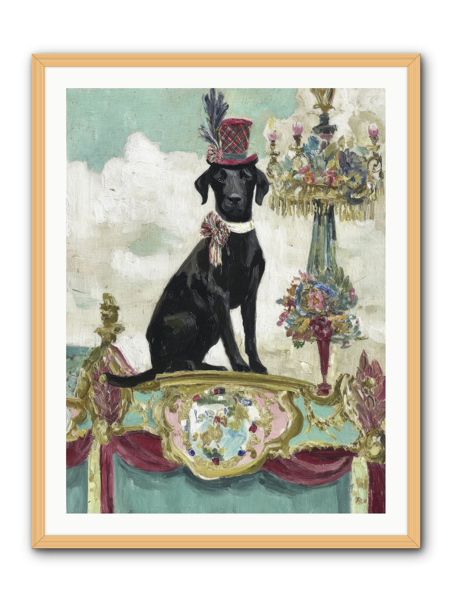 The Keeper of Sunshine -- Framed Print - Natural 30x40