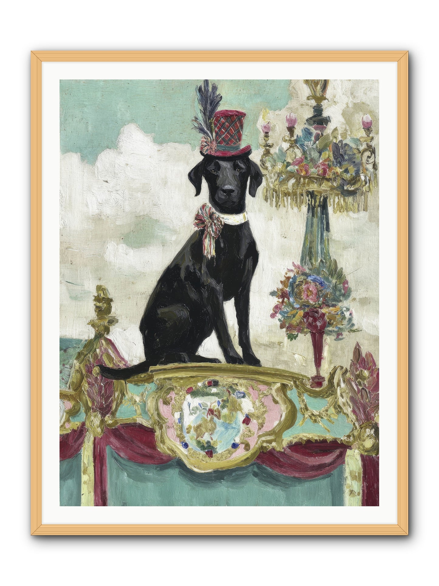 The Keeper of Sunshine -- Framed Print - Natural 36x48