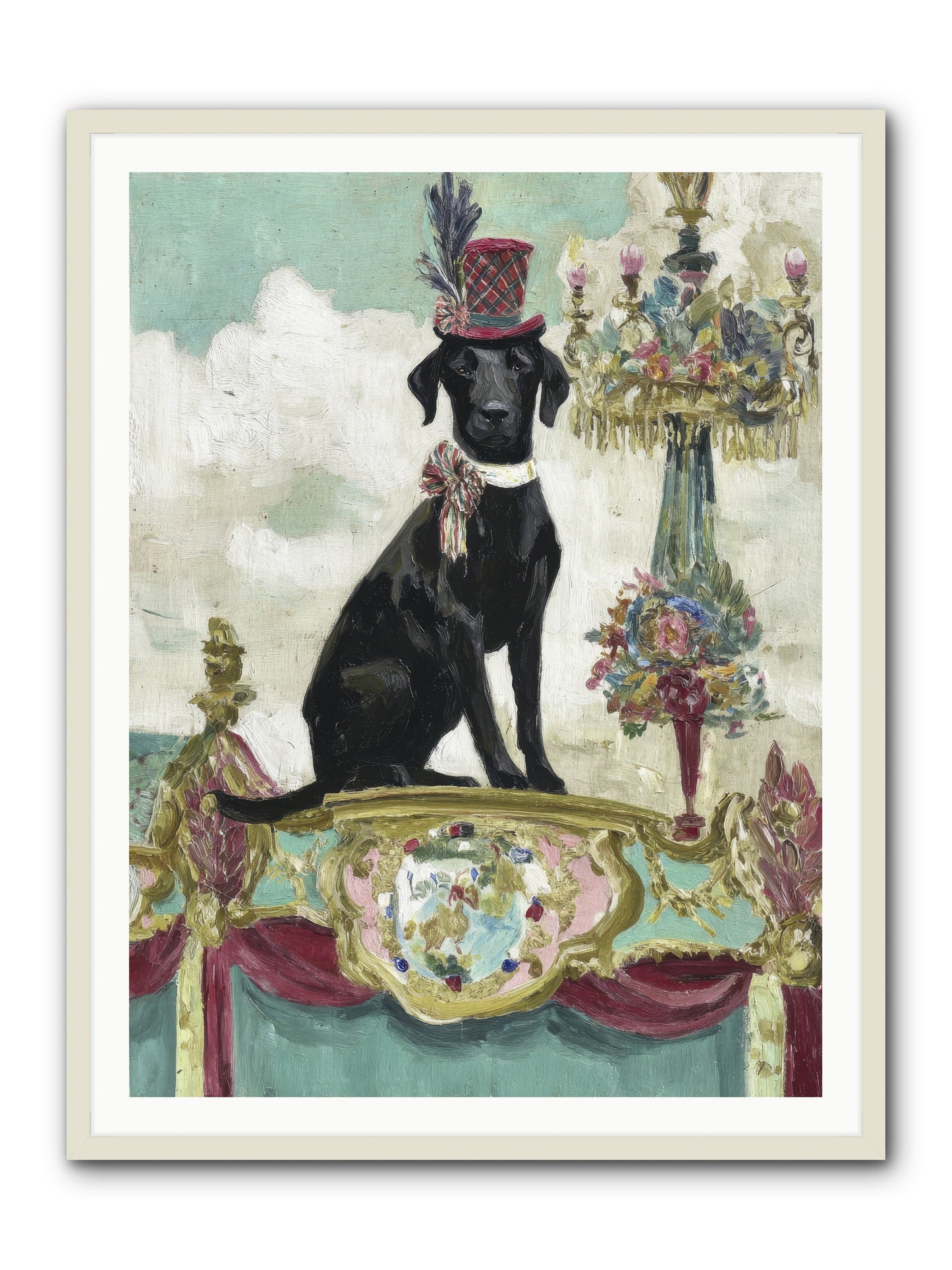 The Keeper of Sunshine -- Framed Print - White 36x48