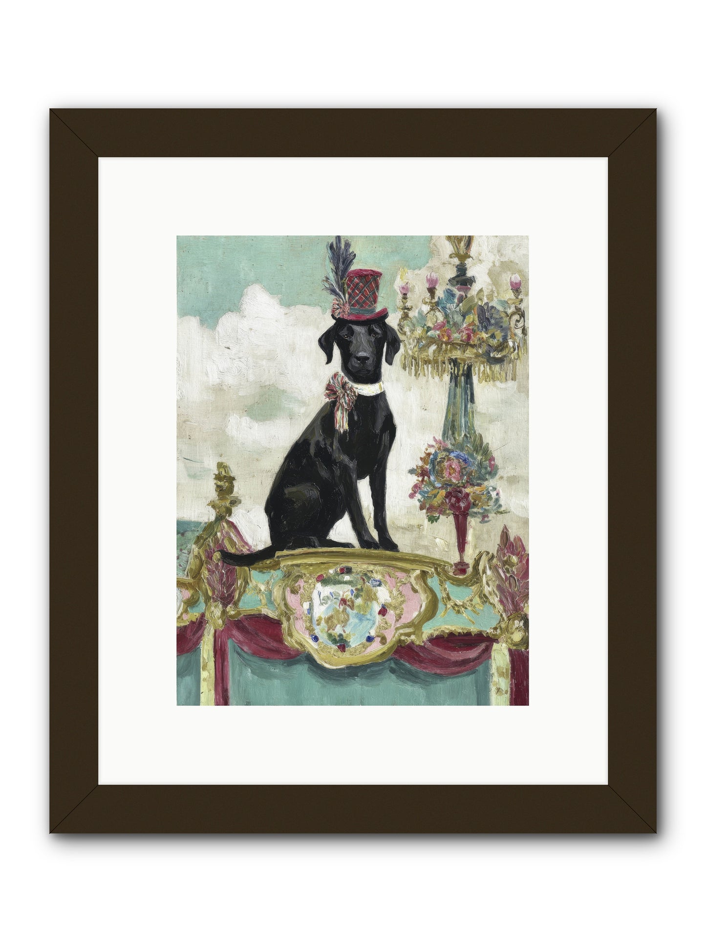 The Keeper of Sunshine -- Framed Print - Black 9x12
