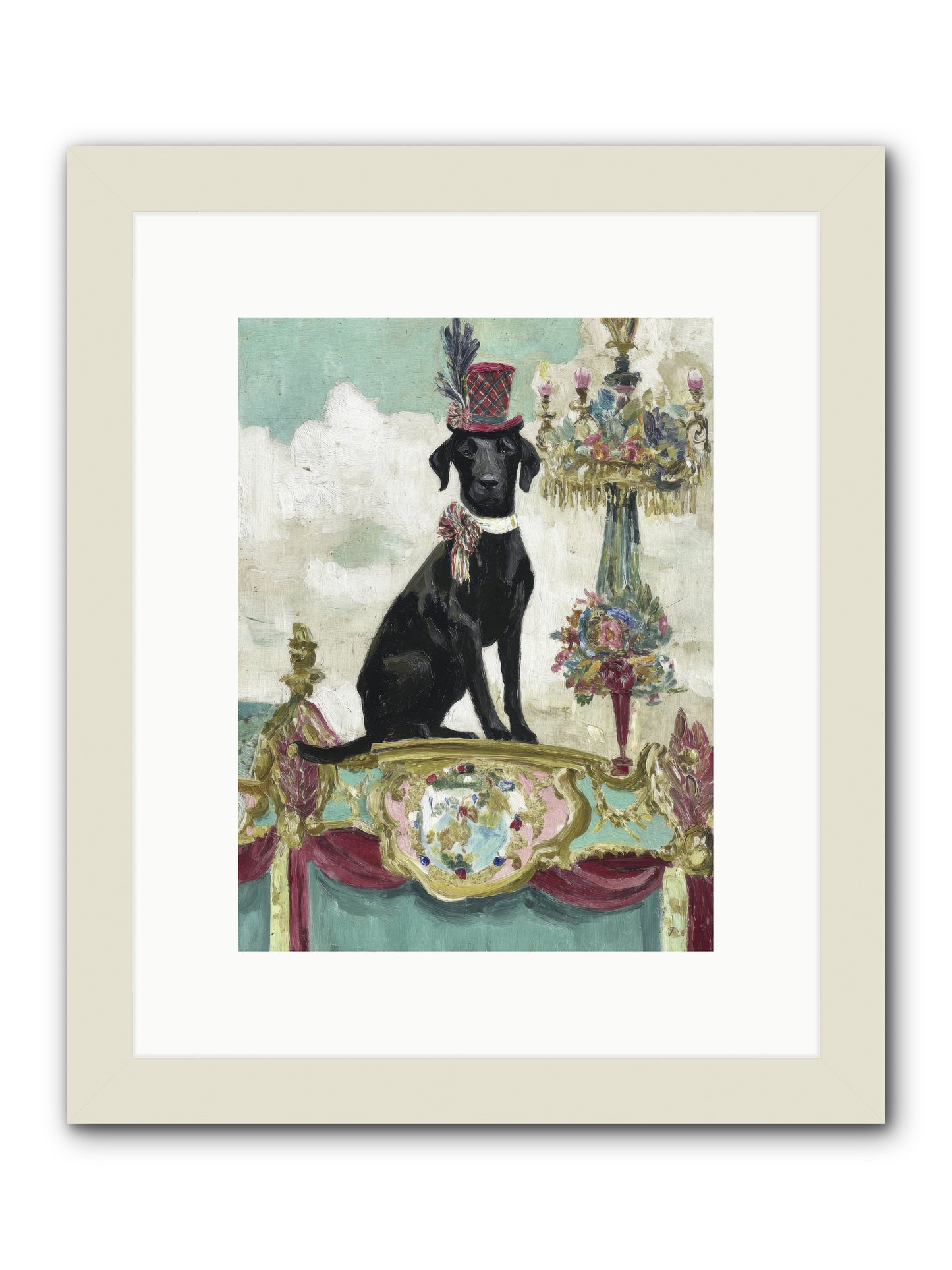 The Keeper of Sunshine -- Framed Print - White 9x12