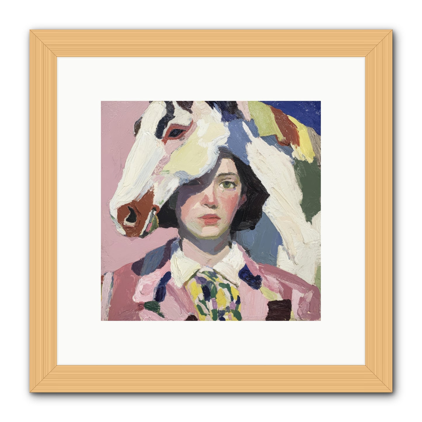 The Keepers of Unspoken Things -- Framed Print - Natural 10x10