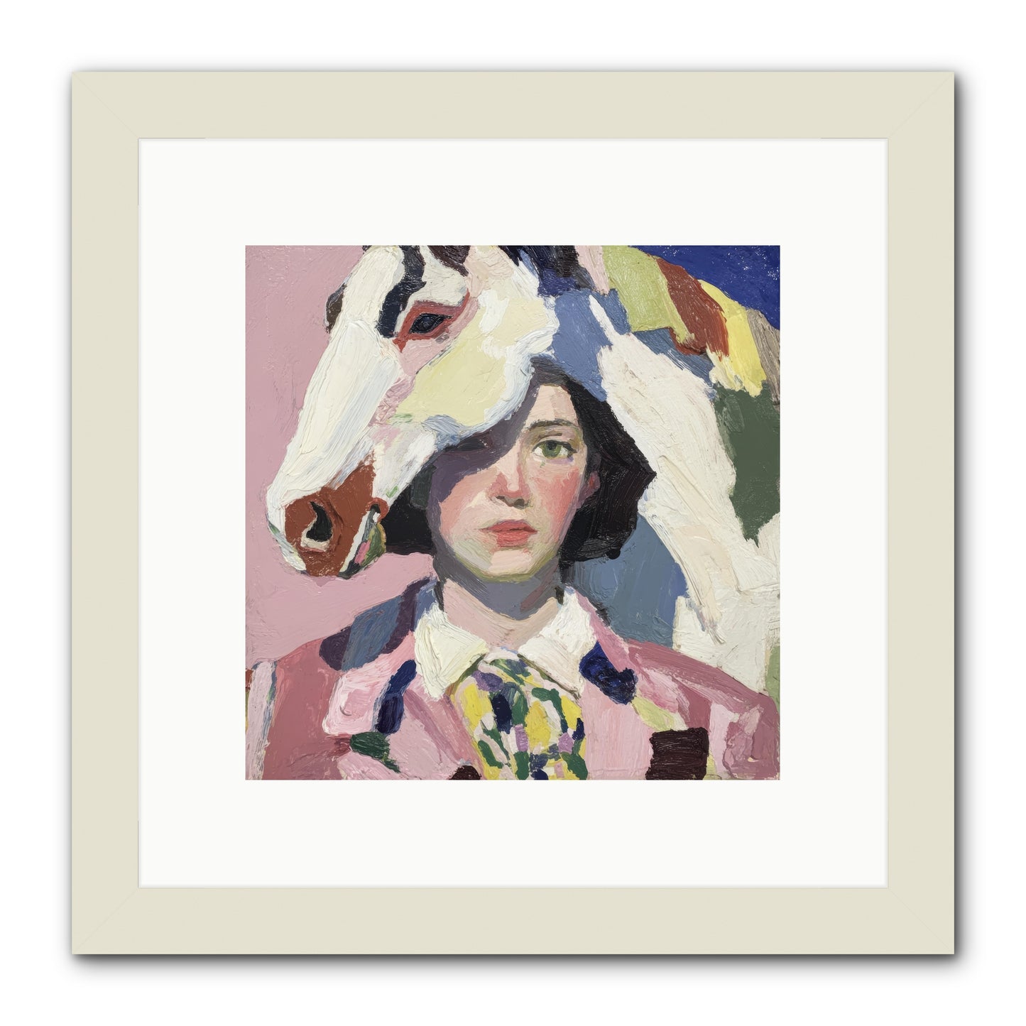 The Keepers of Unspoken Things -- Framed Print - White 10x10
