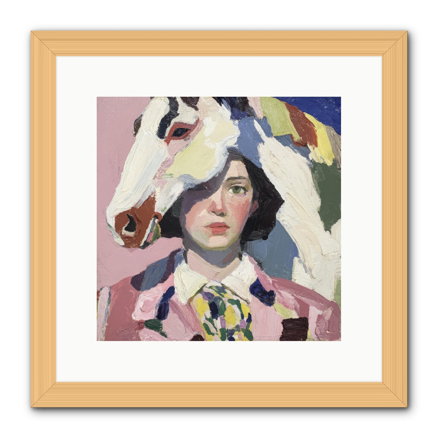 The Keepers of Unspoken Things -- Framed Print - Natural 12x12