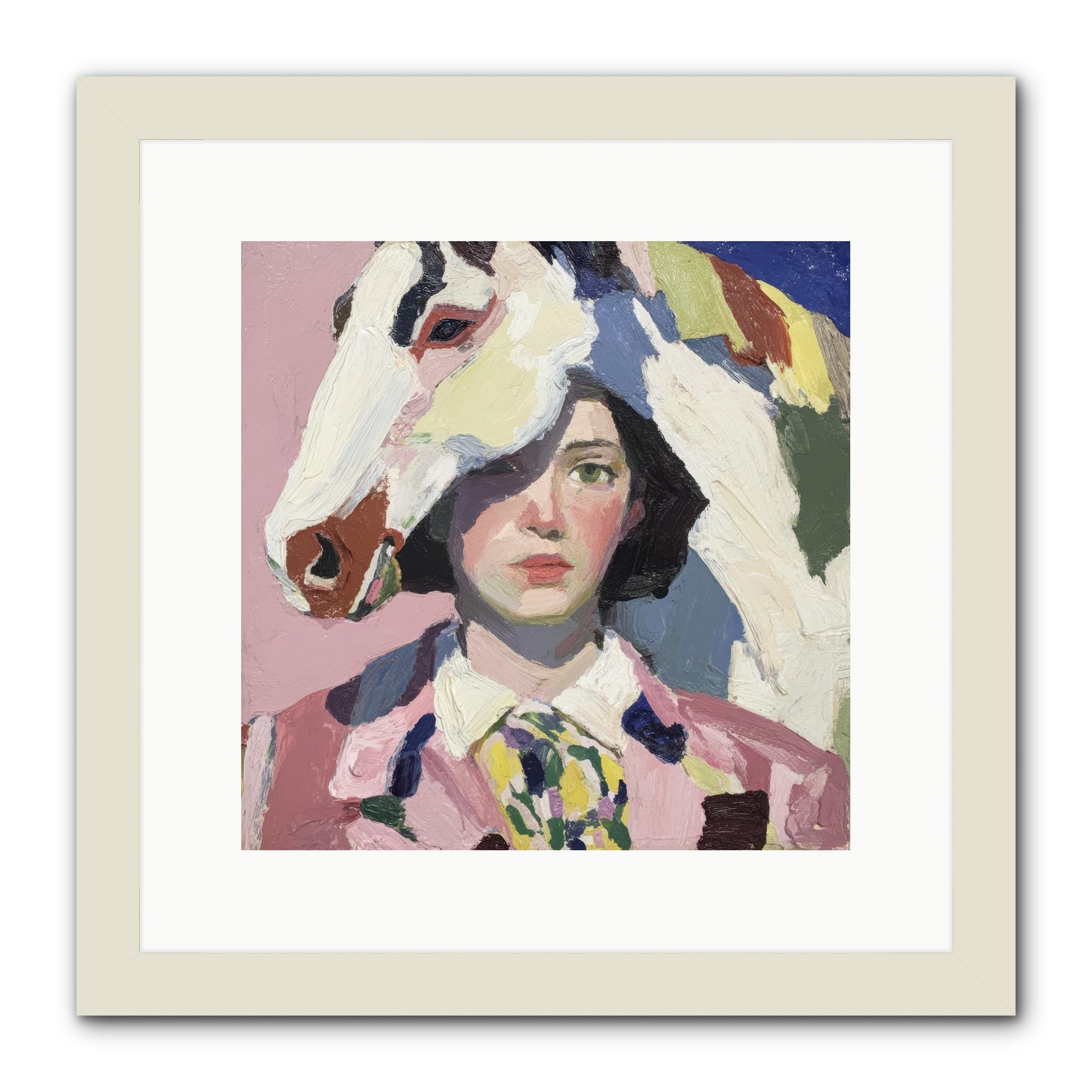 The Keepers of Unspoken Things -- Framed Print - White 12x12