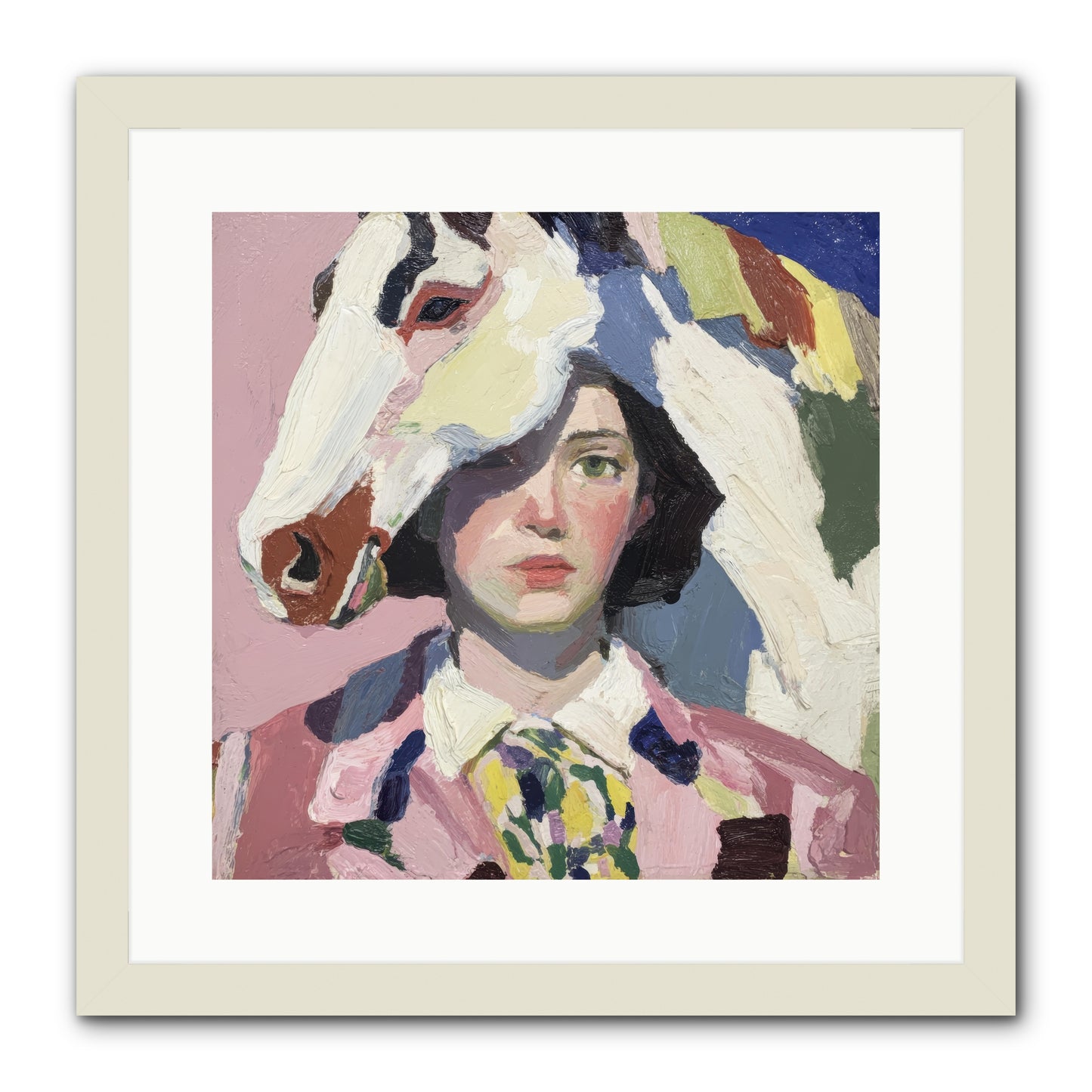 The Keepers of Unspoken Things -- Framed Print - White 16x16