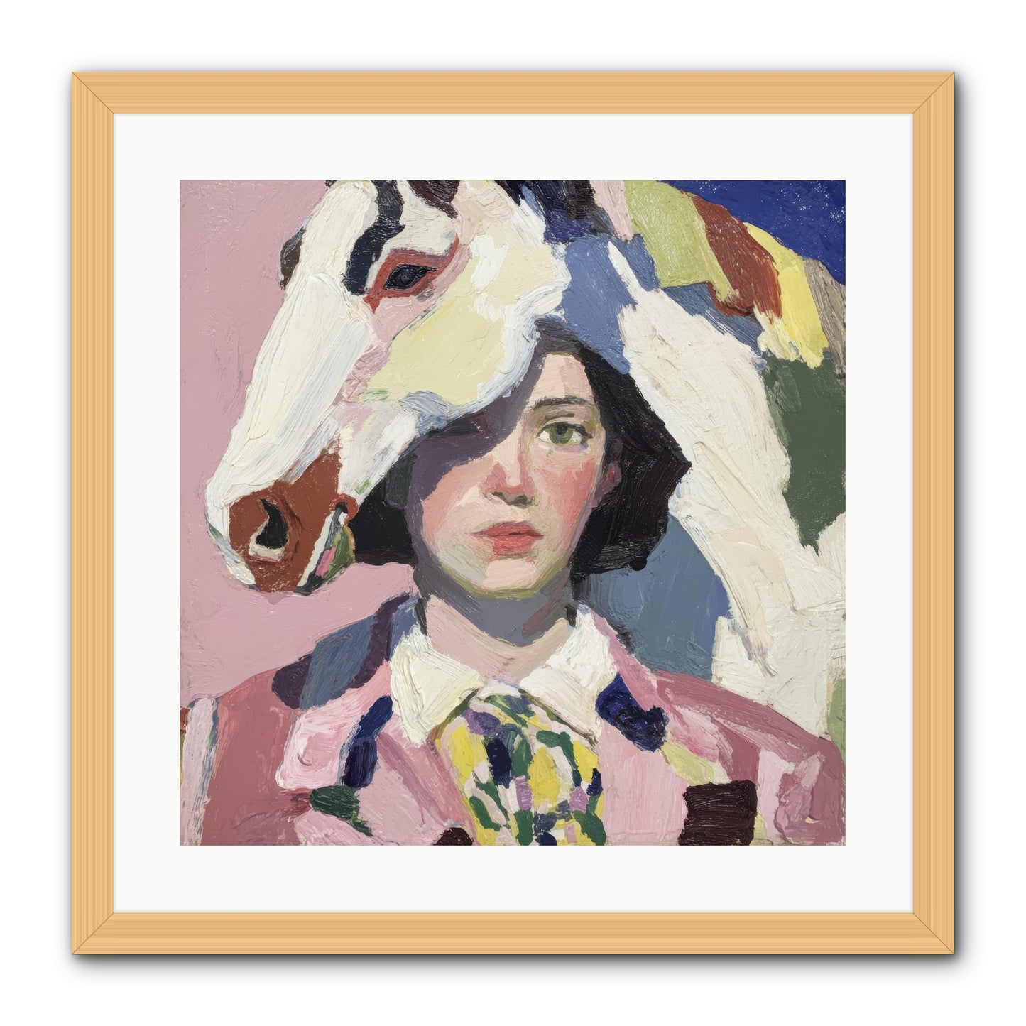 The Keepers of Unspoken Things -- Framed Print - Natural 20x20