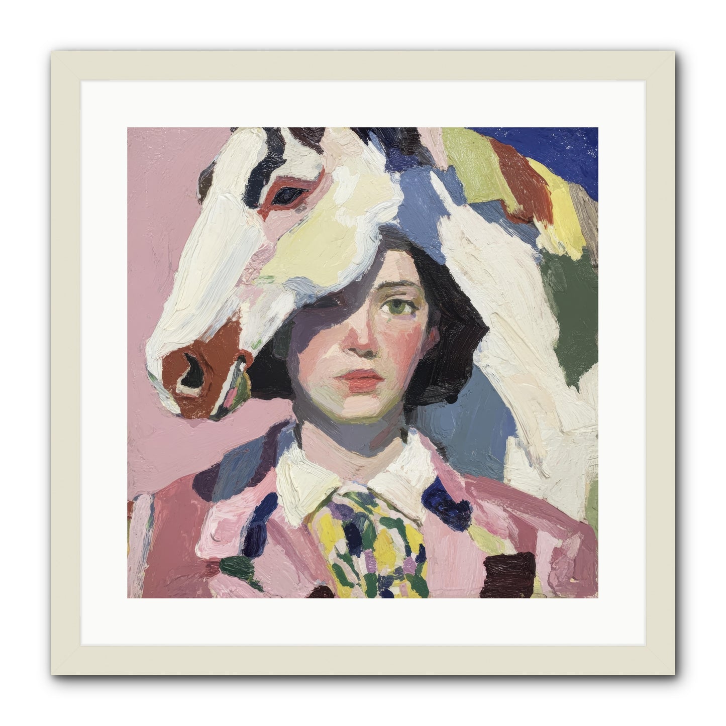 The Keepers of Unspoken Things -- Framed Print - White 20x20
