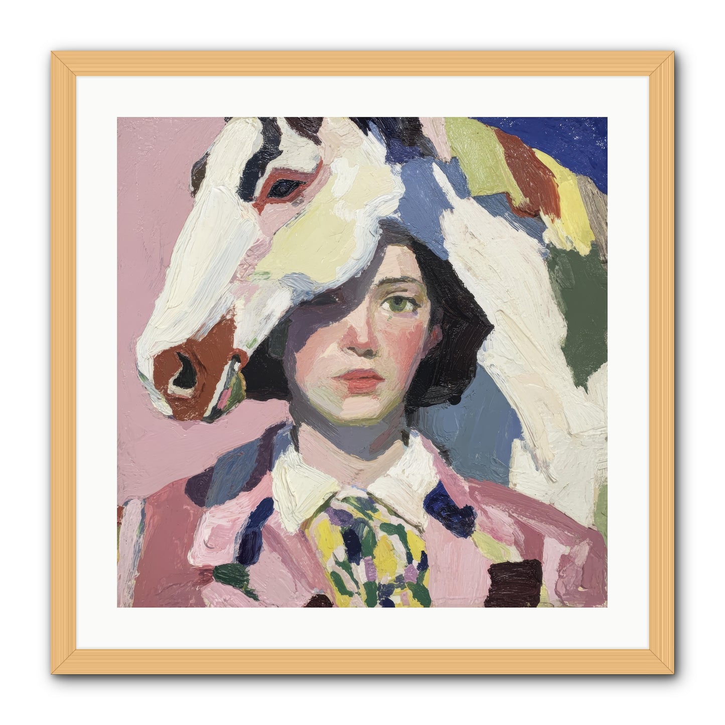 The Keepers of Unspoken Things -- Framed Print - Natural 24x24