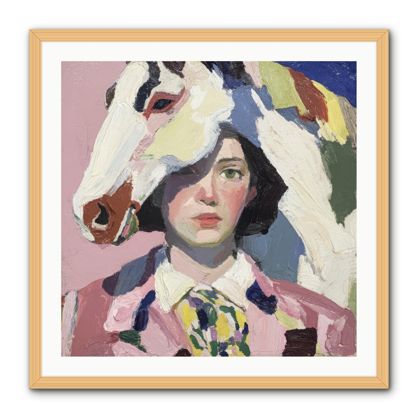 The Keepers of Unspoken Things -- Framed Print - Natural 30x30