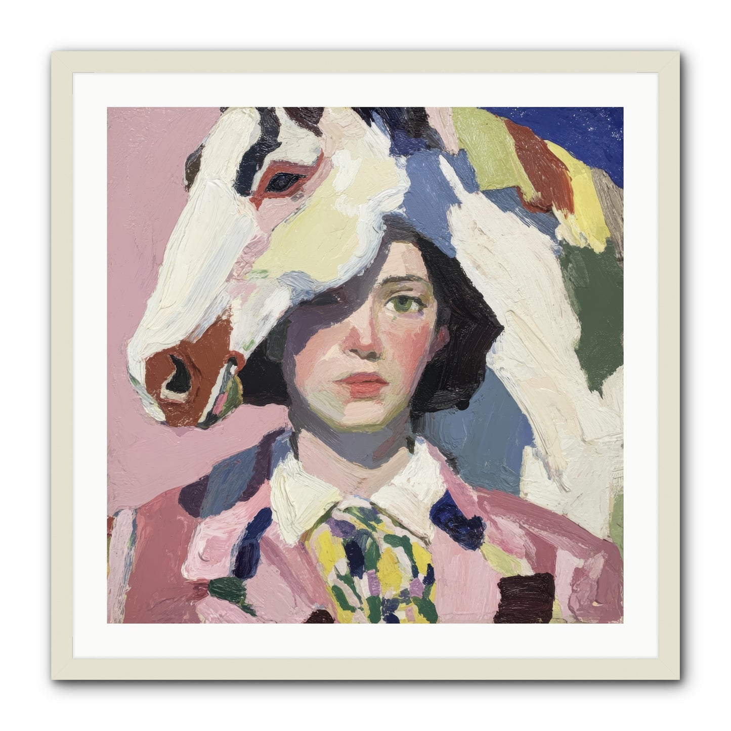 The Keepers of Unspoken Things -- Framed Print - White 30x30