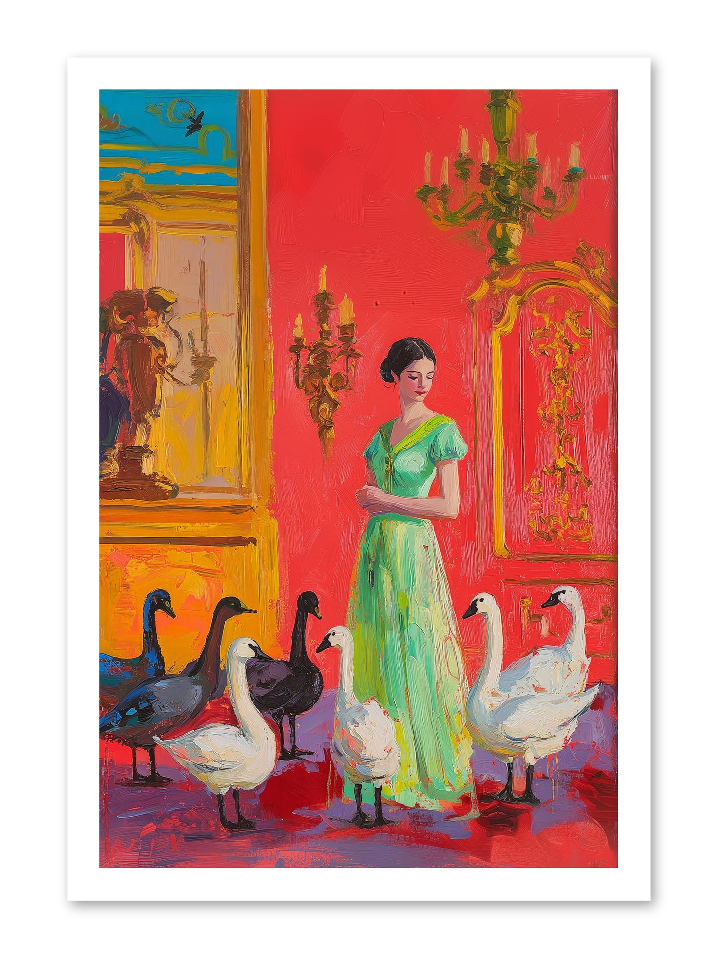 The Lake Keeper -- Loose Canvas Print 16x24