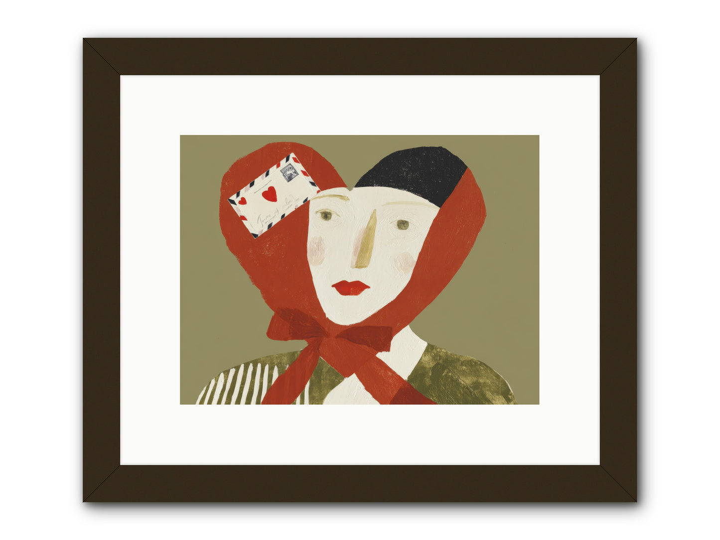 The Language Of Devotion -- Framed Print - Black 12x9