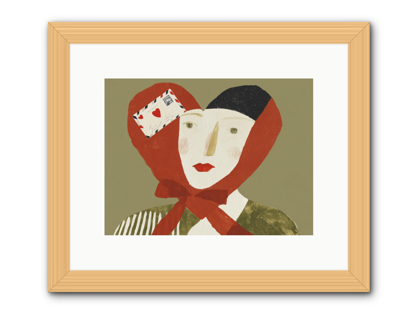 The Language Of Devotion -- Framed Print - Natural 12x9