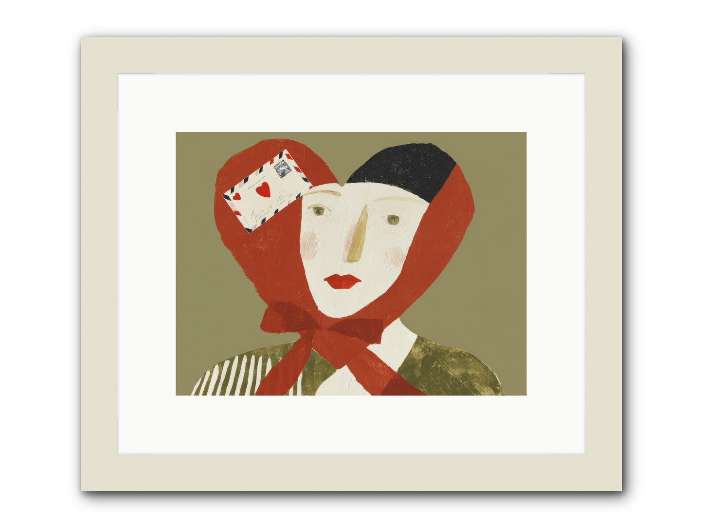 The Language Of Devotion -- Framed Print - White 12x9