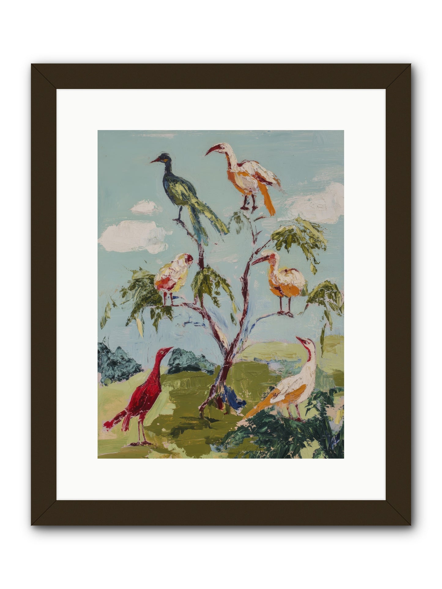 The Language Of Flight -- Framed Print - Black 12x16