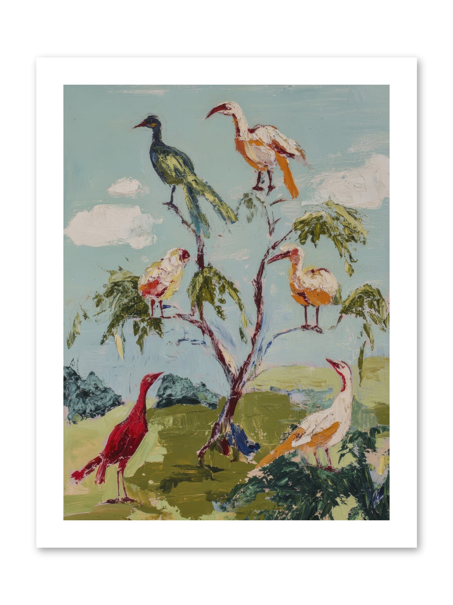 The Language Of Flight -- Paper Print 12x16