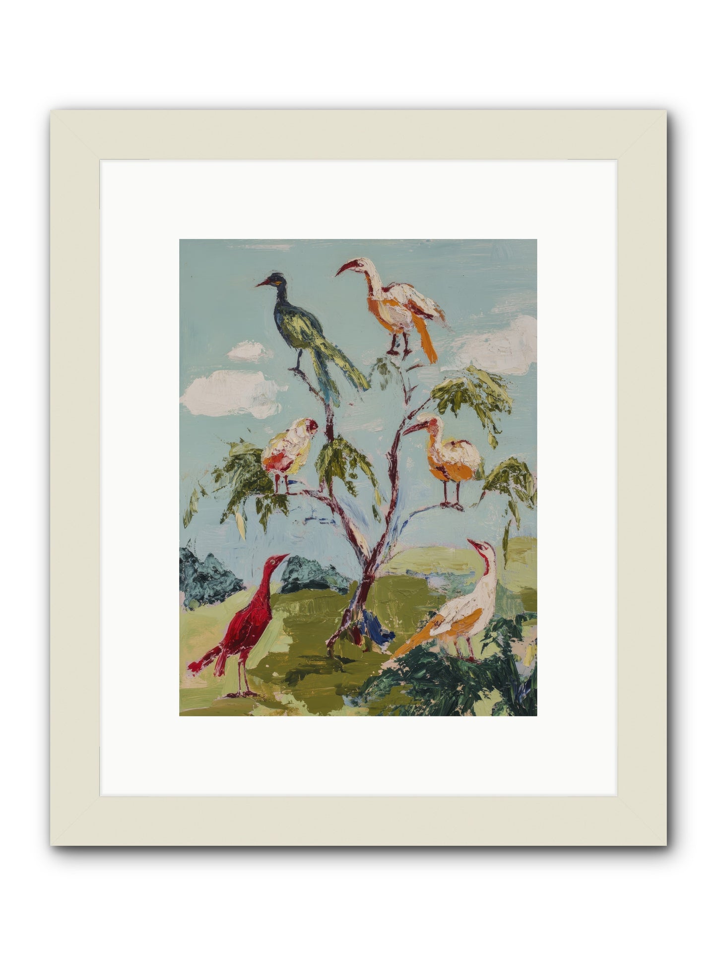 The Language Of Flight -- Framed Print - White 9x12