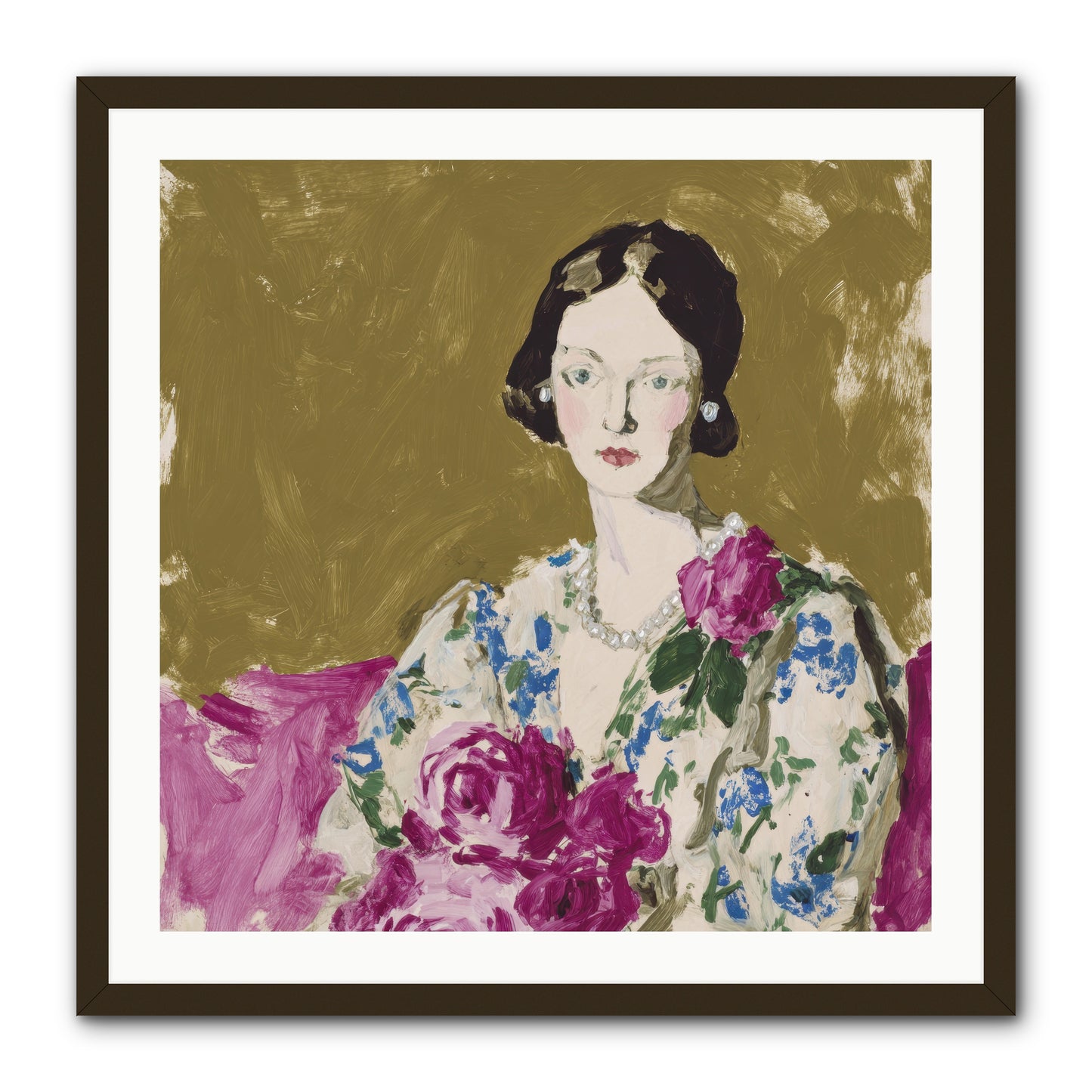 The Language of Stillness -- Framed Print - Black 30x30