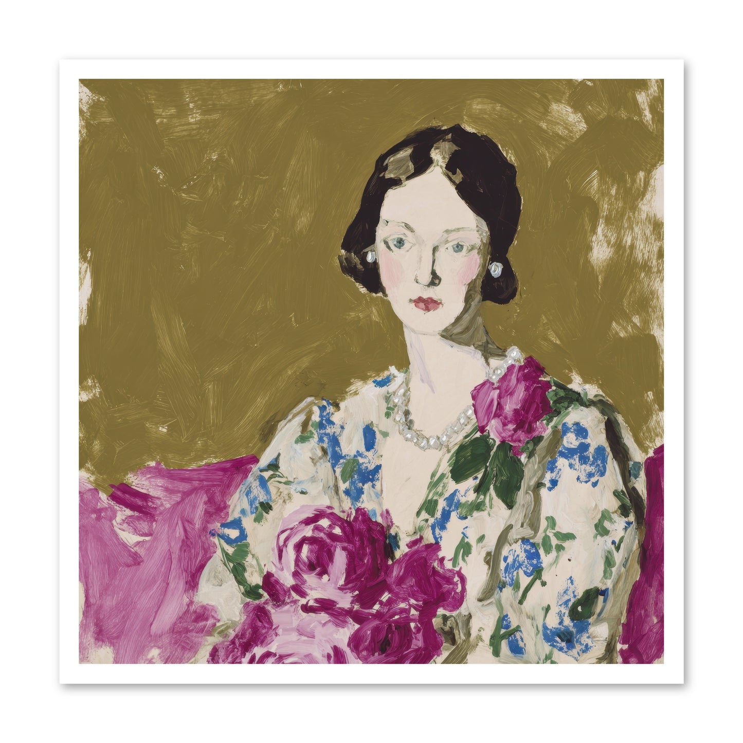 The Language of Stillness -- Loose Canvas Print 30x30