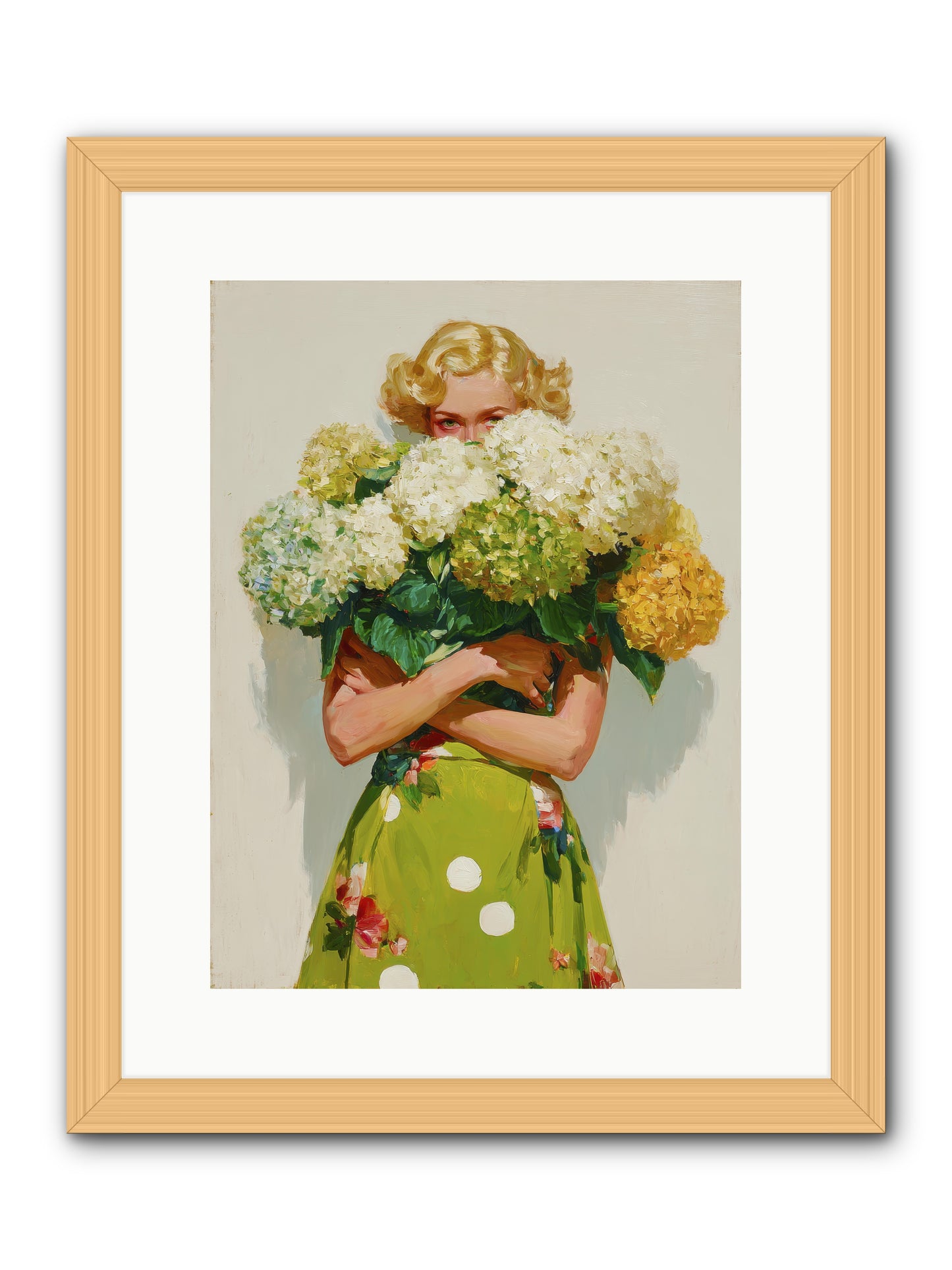 The Lark’s Return -- Framed Print - Natural 12x16