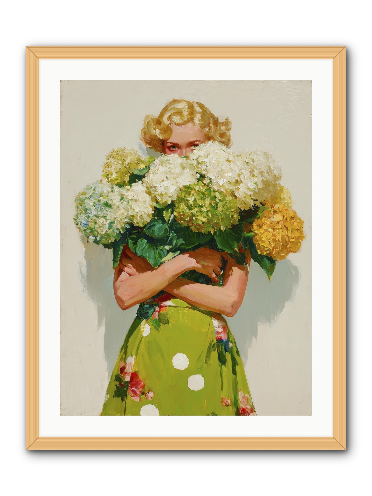 The Lark’s Return -- Framed Print - Natural 24x32