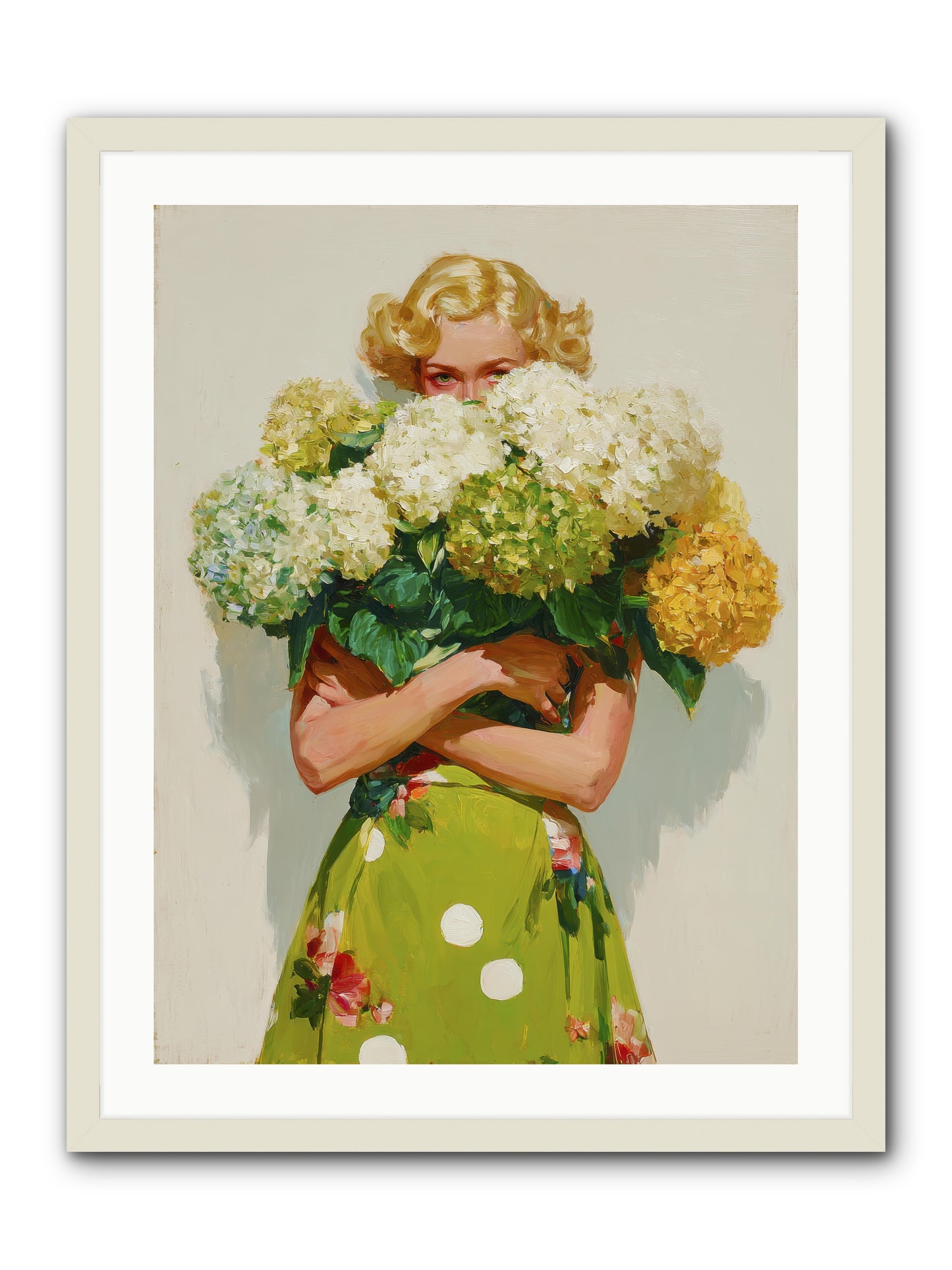 The Lark’s Return -- Framed Print - White 24x32