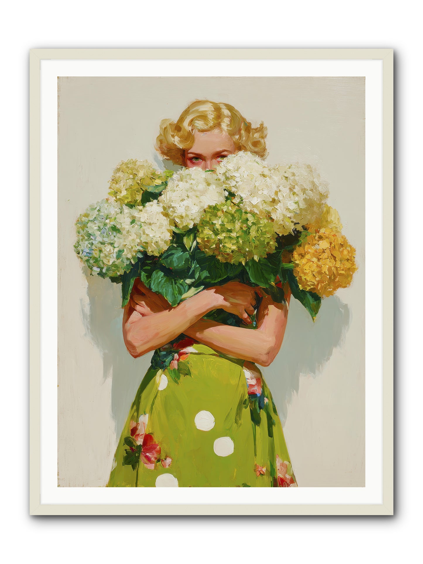 The Lark’s Return -- Framed Print - White 36x48