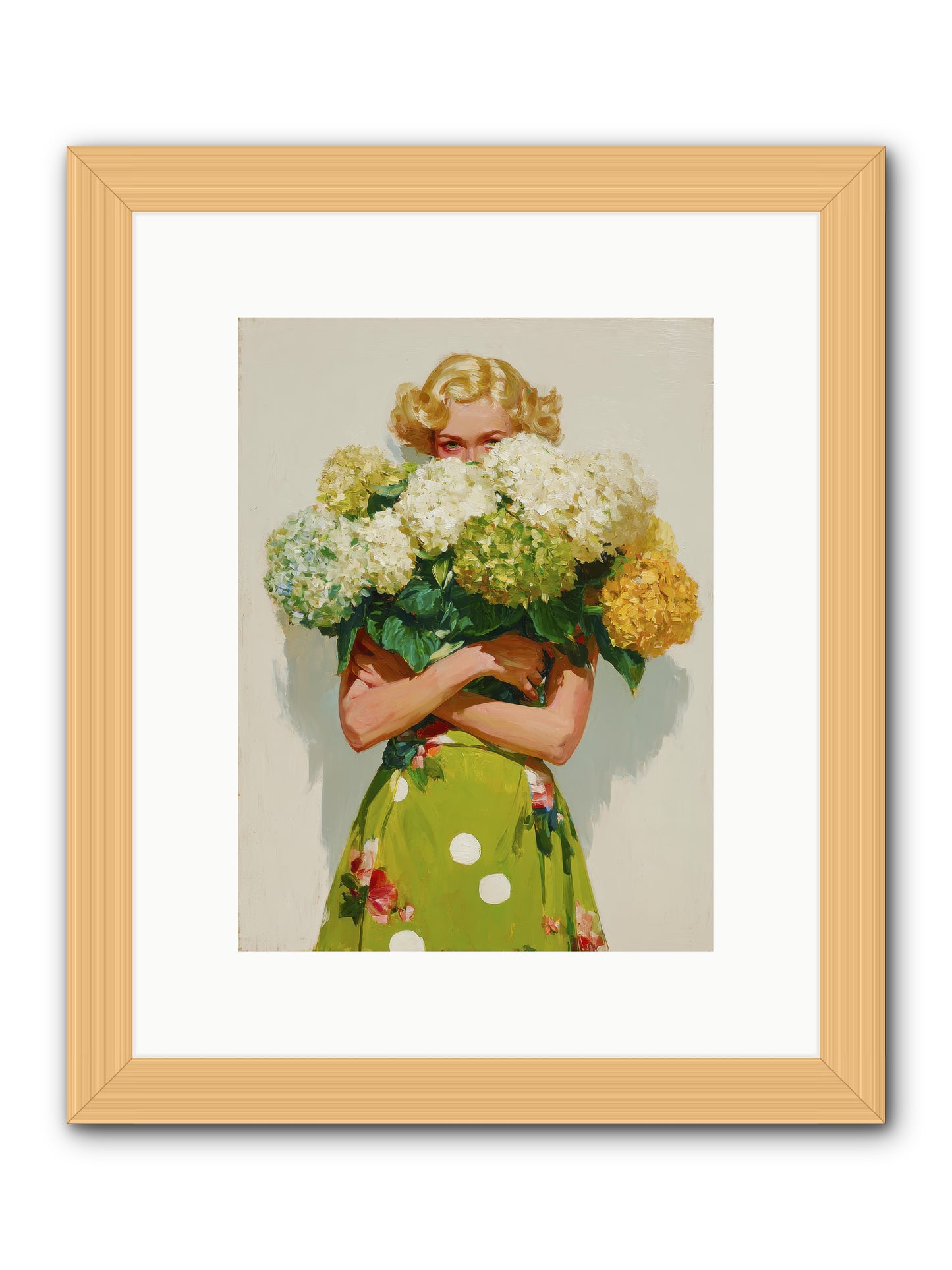 The Lark’s Return -- Framed Print - Natural 9x12